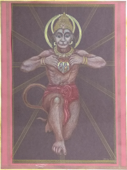 Hanuman by Margo